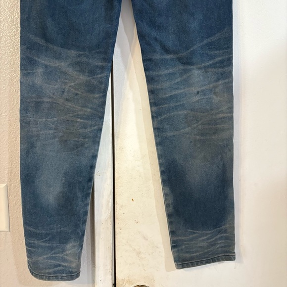 Diesel Jeans D-Rifty Slim Low Waist 08701 Stretch 26 Distressed Aged Dirty Ugly - Picture 5 of 12